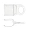 1Set Roller Shade Pull Down Clip Cordless Shade Handle Clamps Roller Shade Pulls for Rod Rolling Curtain Accessories