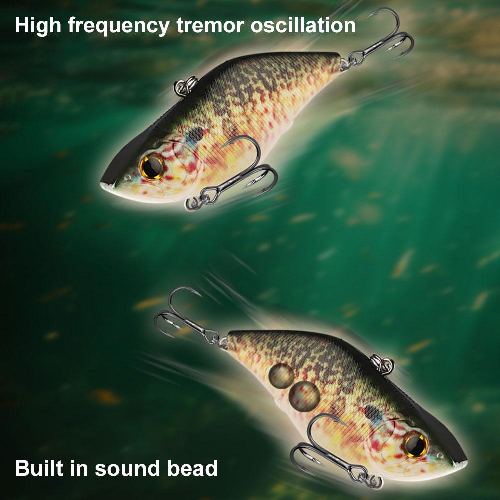 6pcs VIB Lures 7cm 17g Long Casting Sinking Wobbler Swimbait Artificial Bait for Saltwater Fishing