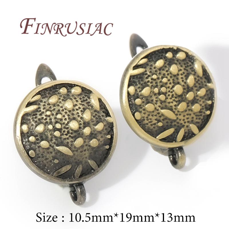 NEW Antique Bronze Earrings Accessories Shvenzy Earwires Fasteners For Earring Findings For DIY Earrings Hooks Women's Jewelry