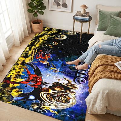 Custom Name Space Warriors Gamer Carpet Rug for Bedroom Living Room Home Sofa Decoration,Office Home Decor Game Large Decor Floor Mat