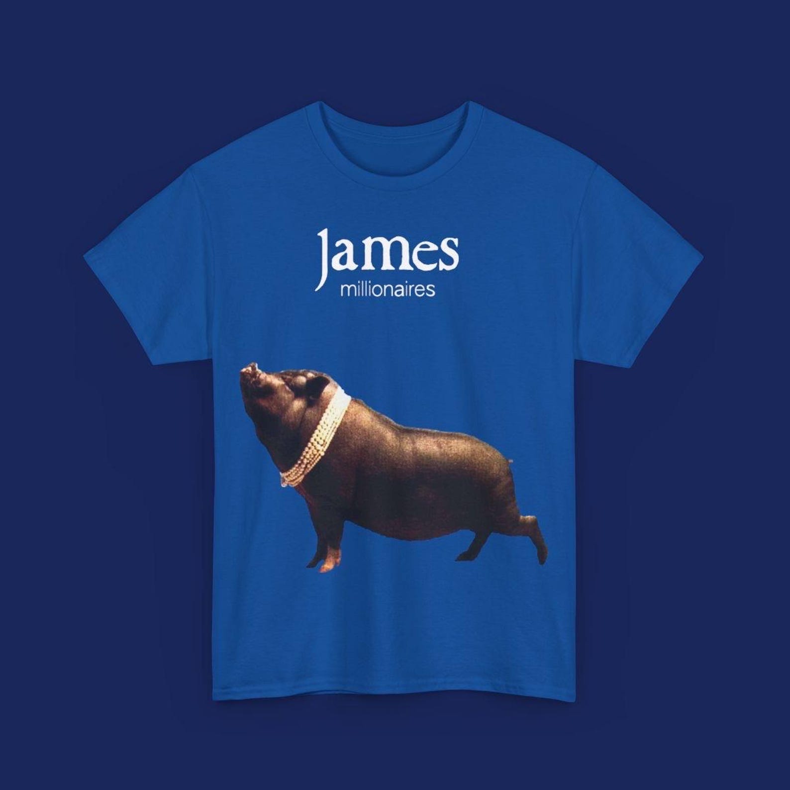 Millionaires album by JAMES T Shirt 2XL
