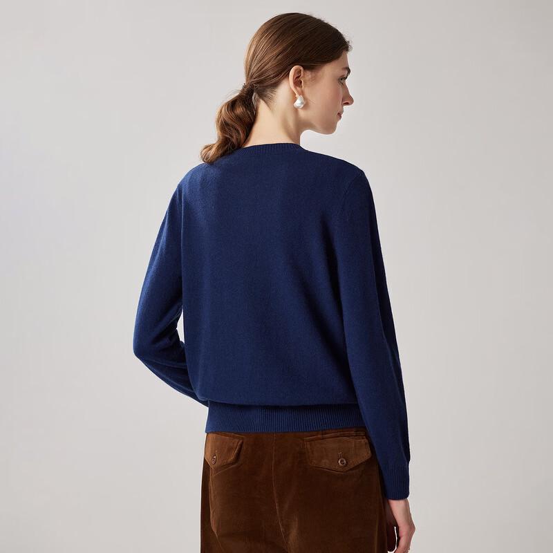 Zhaojun Women's 100% Cashmere British Style Knit Cardigan