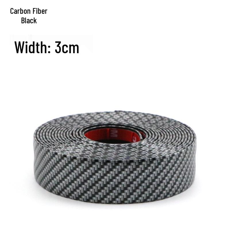 Car Trunk & Door Edge Carbon Fiber Anti-Collision Scratch-Resistant Strip 1м