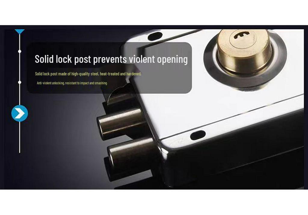 Universal Stainless Steel Anti-theft Door Lock for Bedroom, Dormitory, or Main Door