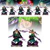 Exquisite Anime-PVC-Figur, handgefertigte Zoro-Tischdekoration im Dreischwert-Stil