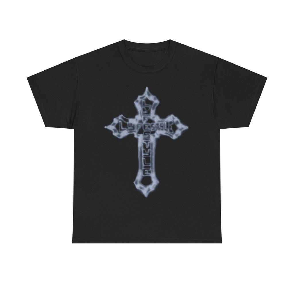 T-shirt Merch Album Yeat Lyfestyle Cross Tee - Tutte le Taglie