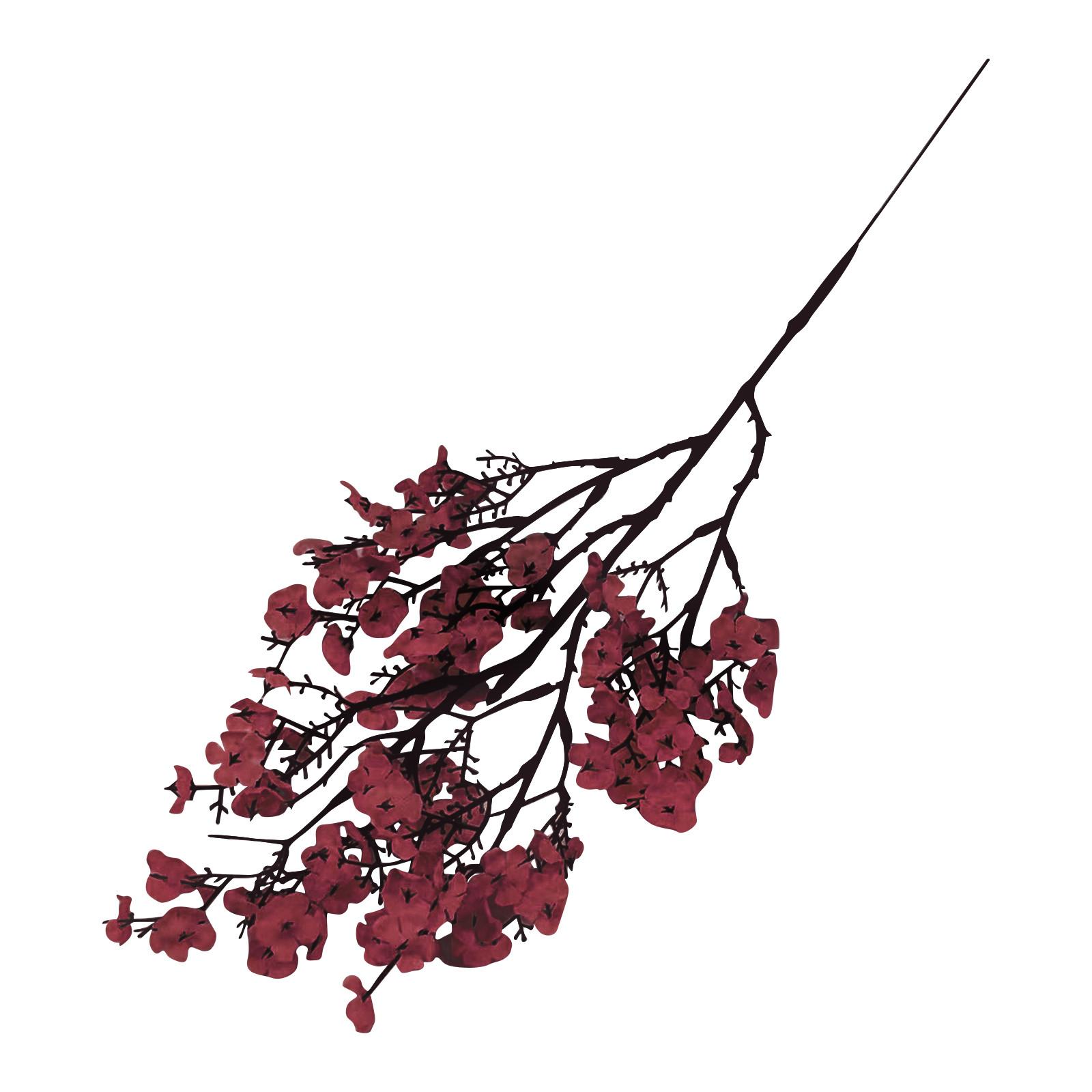 

Artificial Flowers Bouquet, Faux Gypsophila Flowers Silk Flower For Home Kitchen Restaurant Centerpieces Wedding Table Party Decoration One Size винний