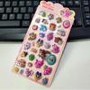 Für Kinder Mädchen 3D-Aufkleber Japanischer Cartoon Kristall Pop-Siegel Dekorative Peripherie-Aufkleber Notizbuch Handy DIY-Spielzeug Geschenk