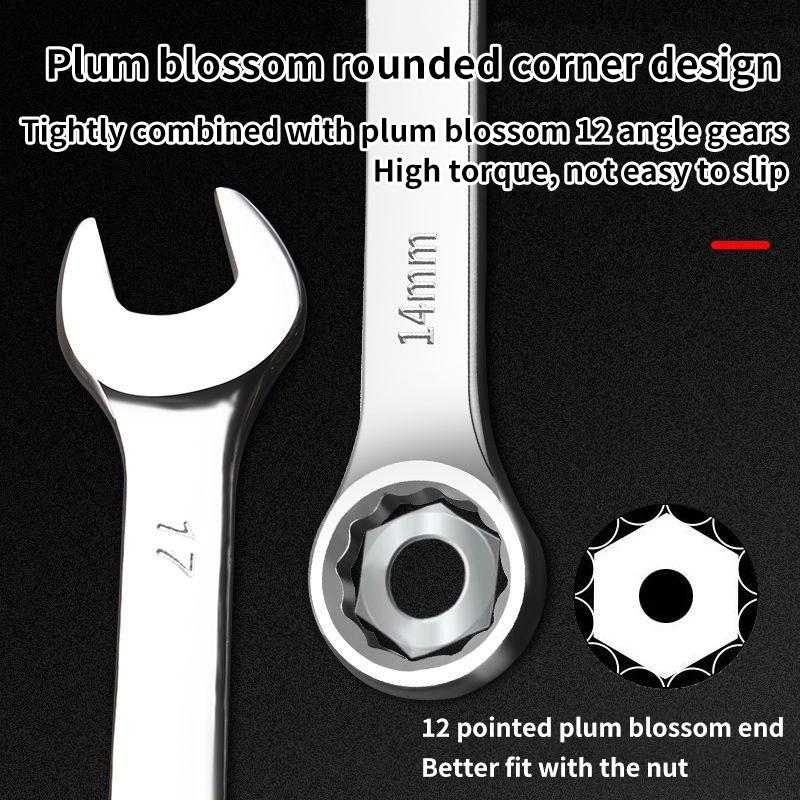 Adjustable Wrench Set, Metric Spanner, Open End & Combination Wrench for Auto & Bicycle Repair