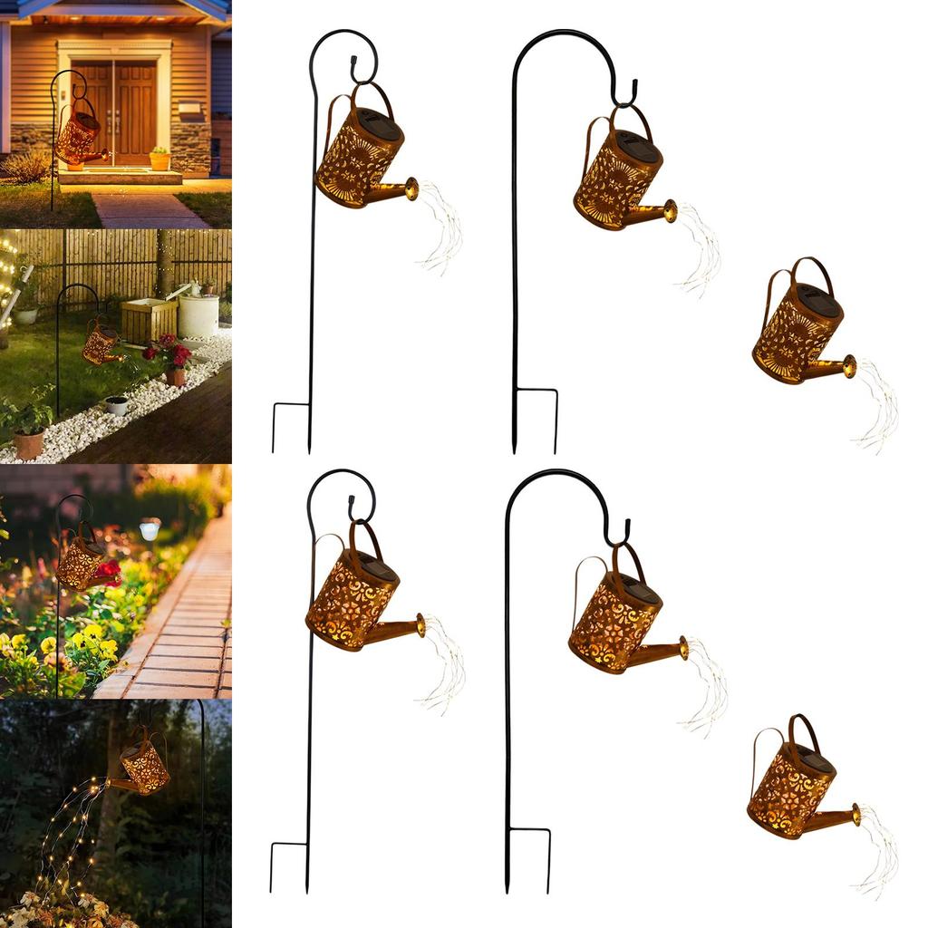Watering Can ,Kettle Lamps, Art Hanging s Waterfall Lamp for Outdoor Lighting Yard ,Garden ,Tree
