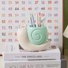 1Pc Snail-Shaped Pen Holder ABS Multi-Functional Desk Organizer Pencil Storage Desktop Stationery Container Makeup Brush Holder