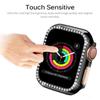 Glass+Cover For Apple Watch Case 49mm 45mm 44mm 42mm 38mm Bumper Diamond Protector Accessories iWatch Series 9 8 7 6 5 4 3 2 SE 41mm 40mm