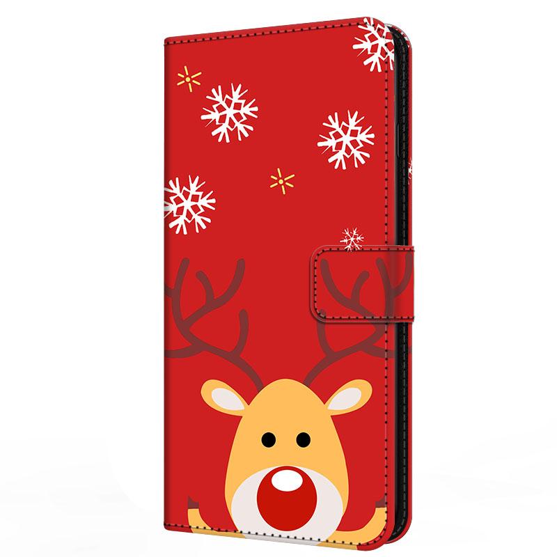 Wallet Cover For Oppo A5 4G 5G Case A5i Pro A5m Flip Stand Book Magnetic Leather Case For Oppo A5x 4G 5G Christmas Cases A 5x