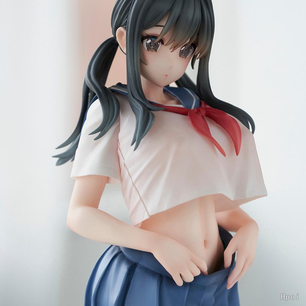 26cm Anime Curtain Sauce Figure Uniforms Kawaii Undressable Girl Action Figures PVC Collection Model Doll Toys Galaxy Production