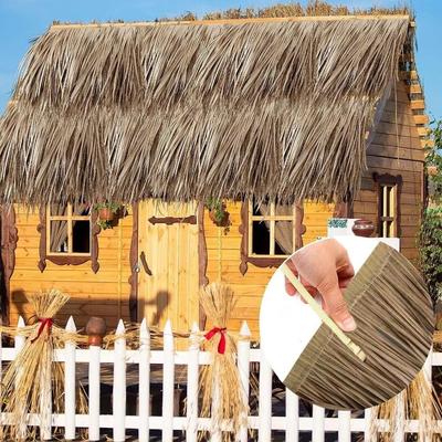 Fake Thatch Decorative Retardant Grass Roof Artifical Plant Simulation Straw Roof  Garden