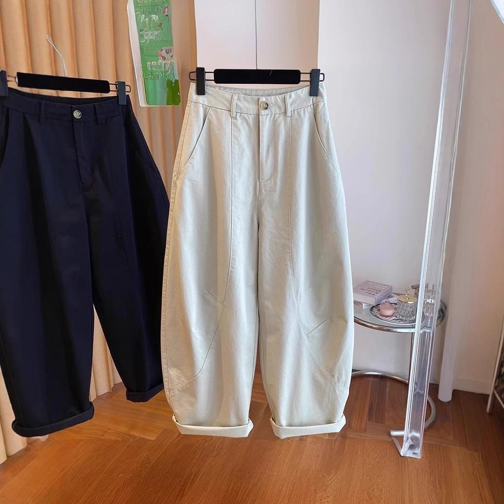 Women Loose Casual Pants High Waist Wide Legs Trousers Korean Fashion Versatile Female Suit Straight Pants