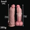 Realistic Vein Texture Silicone Dildo, Ultra Soft Liquid Silicone, Strong Suction Cup, Lifelike Skin Feel, Hands-Free Design, Multi-Size Collection