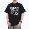 Trendy 2025 FUGAZI Band Graphic Oversized Tee Shirt Streetwear Men Women Summer Short Sleeve T-shirts 100% Cotton Popular Unisex