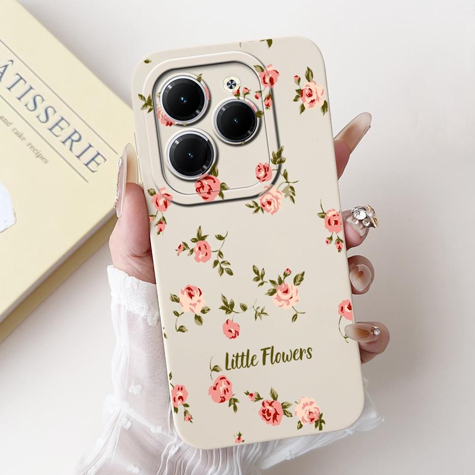 For Infinix Hot 40 Pro Case X6837 Cute Candy Painted Cover Shockproof Phone Case For Infnix Hot 40i Hot40 Pro Soft Fundas Bumper