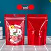 Colorful Yin Yang Self-Standing Translucent Resealable Snack Bags
