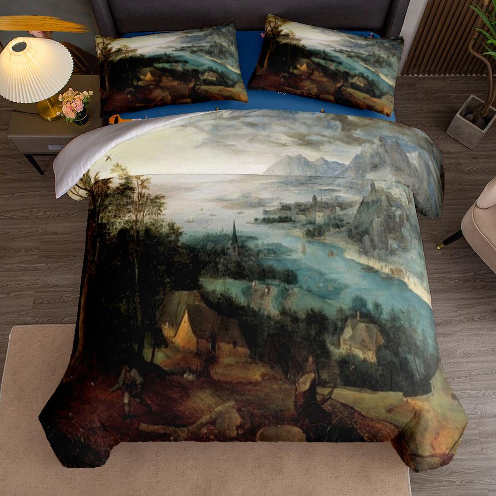 Look Into Cosmos from Crystal Cave Duvet Cover Set UK Single Double Queen US Twin Full King Size Among Bed Linen Set