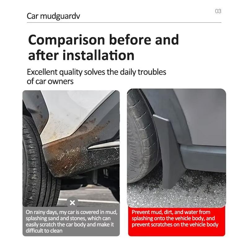 Car Mudguard For Kia EV5 OV 2024 2025 2026 Antifreeze Fenders Door Mud Guard Wheel Mudflaps Flap Exterior Parts Auto Accessories