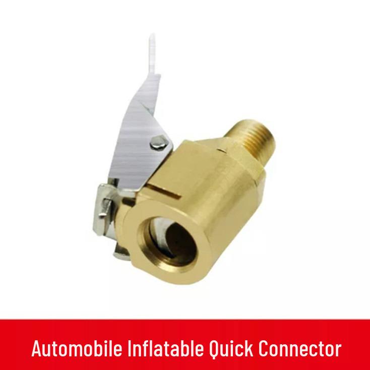 Auto-Luftpumpenadapter: Schnellverschluss-Aufblasdüse für amerikanisches Gewinde