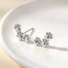 New Edition Simple Puppy Footprint Retro Distressed Color 925 Sterling Silver Jewelry Cute Fashion Stud Earrings 3958
