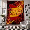 Spain Football Wall Tapestry Home Decor Wall Hanging Cloth for Bedroom Living Room Background
