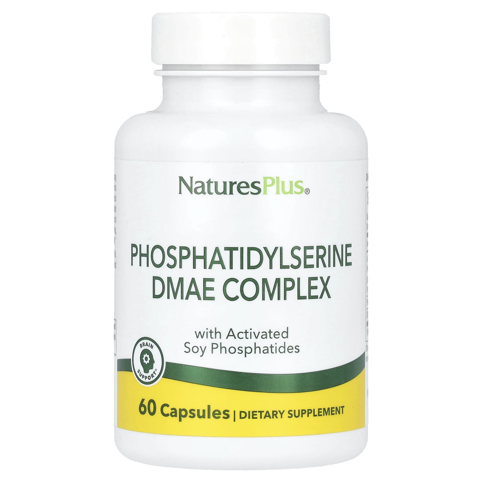 

NaturesPlus, Phosphatidyl DMAE Complex, 60 Vegetarian Capsules