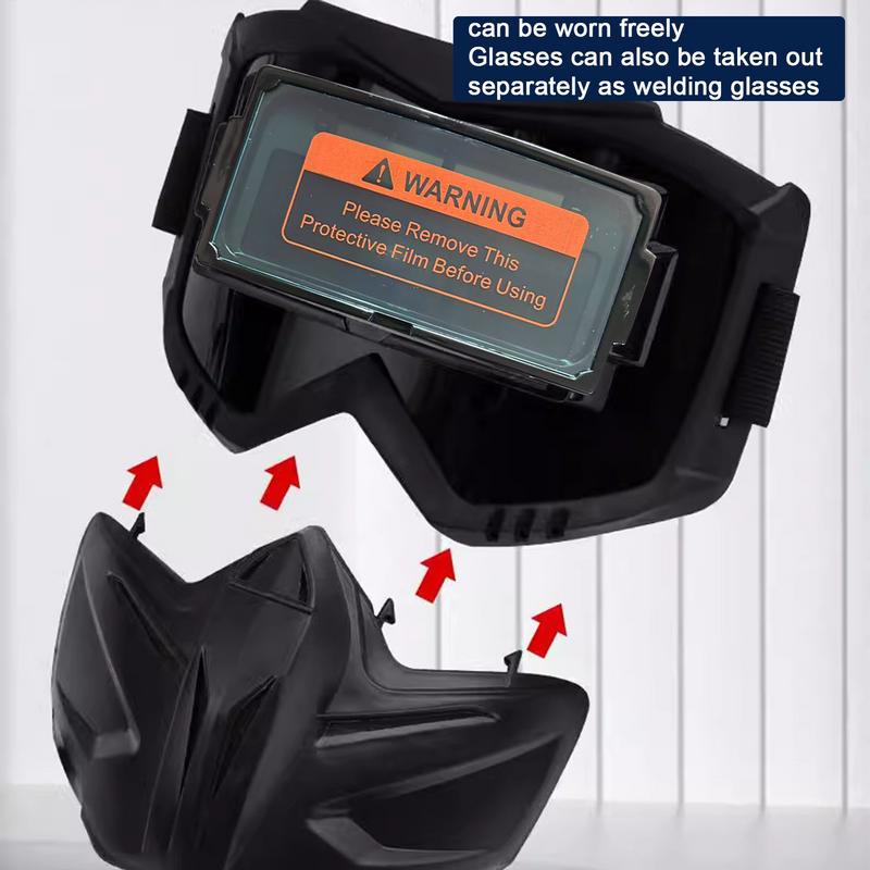 Detachable Welding Hood Welding Helmet Adjustable Welder Mask Face Shield Welding Work Face Protector Headgear Face Shield
