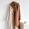 New Thickened and Elongated Winter Scarf Cashmere Feeling Shawl and Wraps Pashmina Neckerchief Bufanda Female Poncho 48Colors