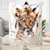 1pc Butterfly and Roses Blanket Soft Comfortable Lightweight All Season Multi Purpose Blanket Travel Camping Picnics Sofa Office Bed Living Room Gift