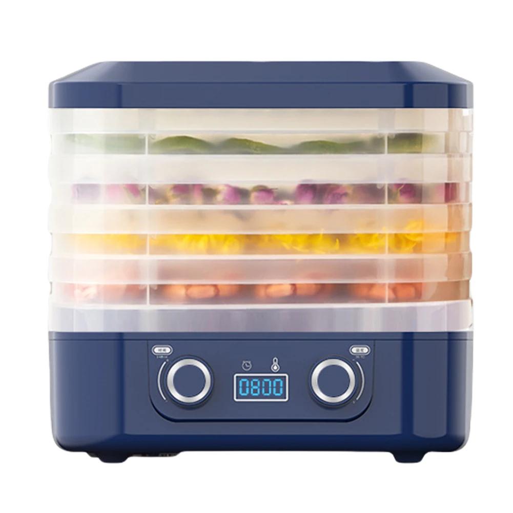 Food Dehydrator Timer & Temperature Control 0-70 Degree Fruit Jerky Maker Food Dryer for Fruits Meat Vegetables Candy & Snacks