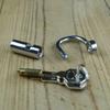 Steel PA Lock Prince Albert Piercing Male Puncture D Ring