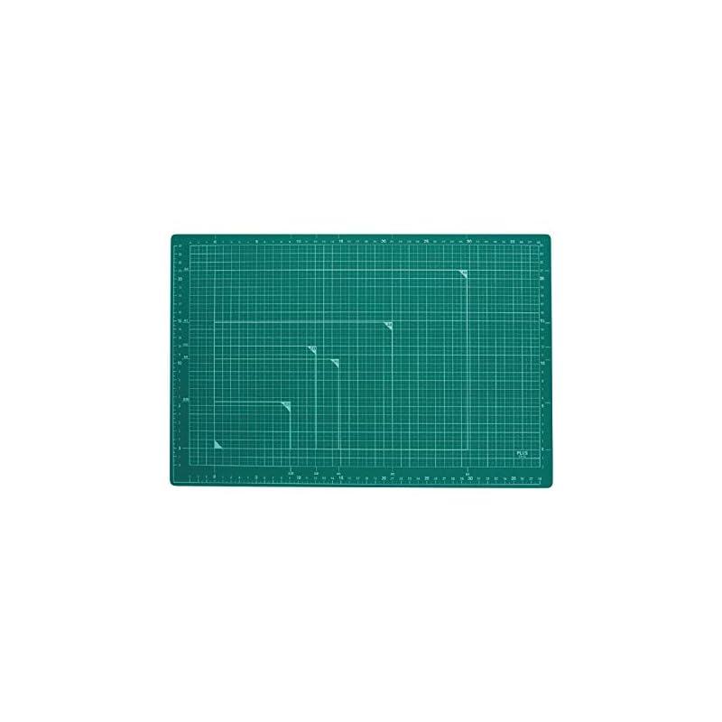 PLUS Cutting Mat, Double-Sided, A3 Size (300 x 450 mm), Green, CS-A3 48-584