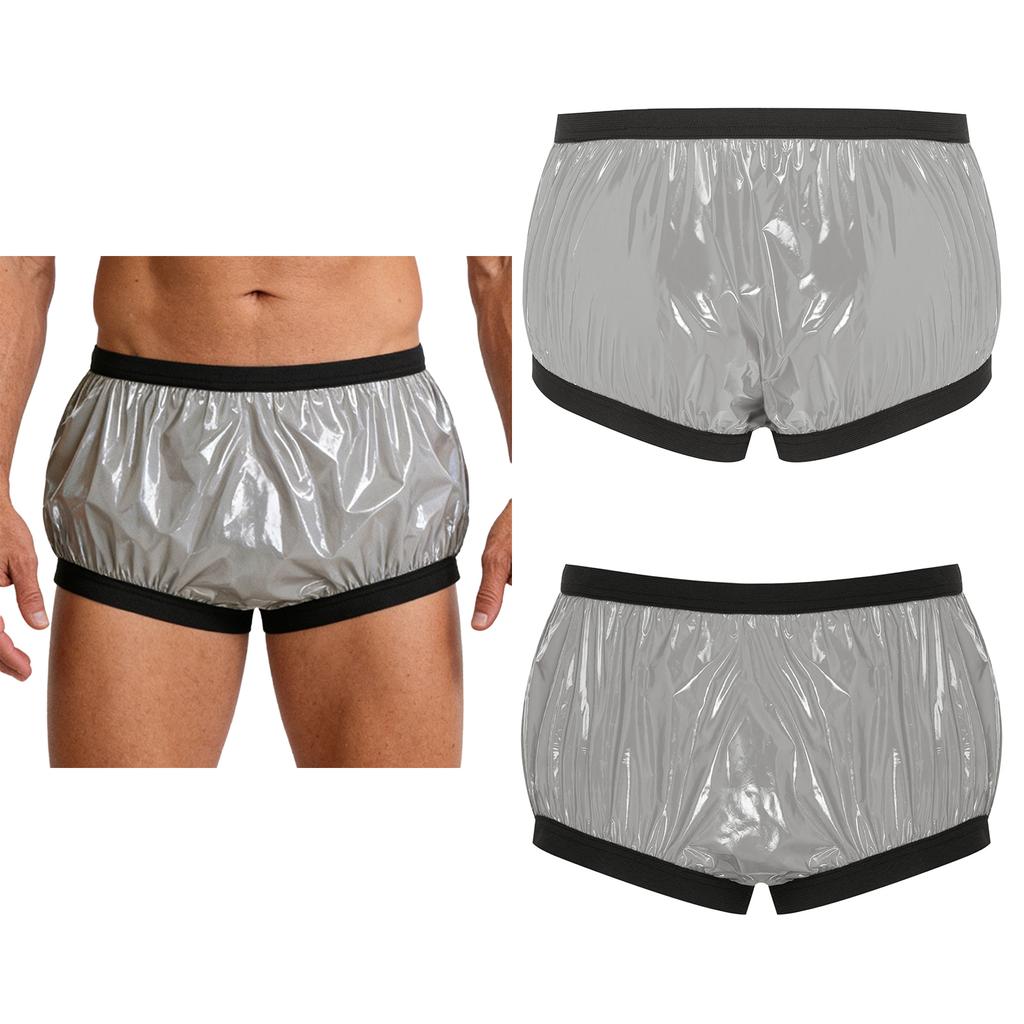 Adults Elastic Bands Waterproof Underwear S-3XL Reusable Washable Diaper Cover Anti-leak Briefs for Elderly Nursing Patients