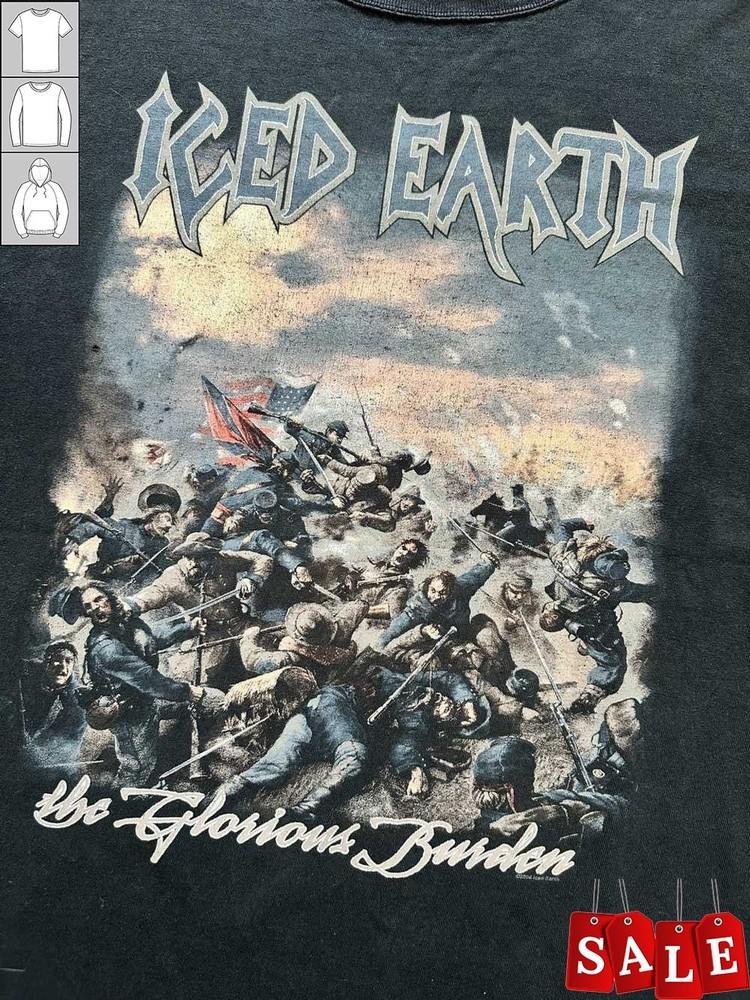 

New iced earth the glorious burden Gift For Fans Men All Size Shirt JM293 Unisex T-Shirt XXL