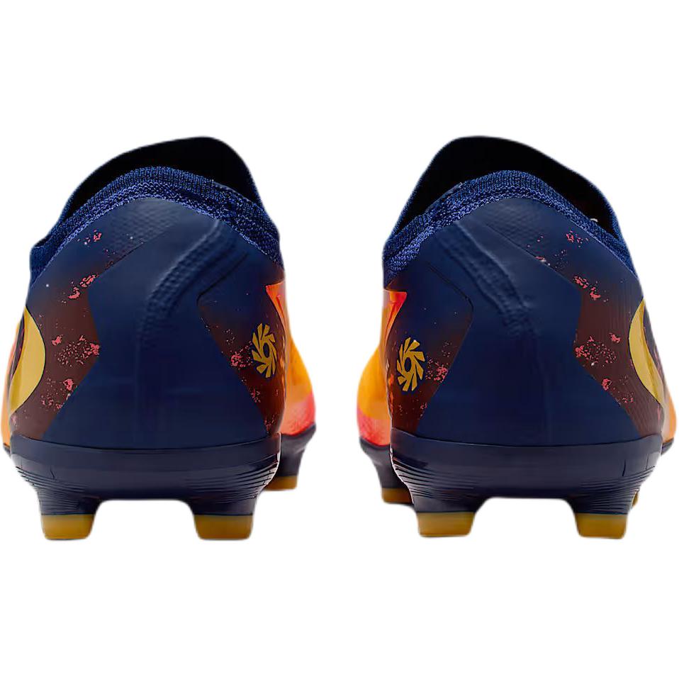 Nike Phantom 6 Low Pro FG GS Precision Under Pressure Tacos para Niños Azul Naranja Láser Azul Vacío HQ2047-800