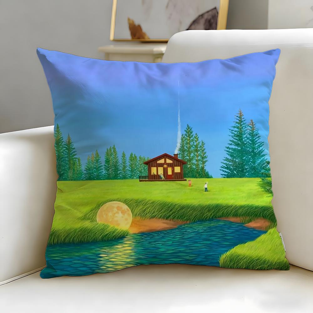 Popular Fashion Brand Mulgil Kim Cushion Cover Soft & Easy-Wash Pillow Case – Versatile For Couch, Bed, Travel And Office