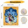 Disney Aladdin Genie Oil Paint by Numbers Painting Kit Handmade Diy Home Decor Gifts Art Masterpiece Bedroom Wall Artistic Aesthetic Fun