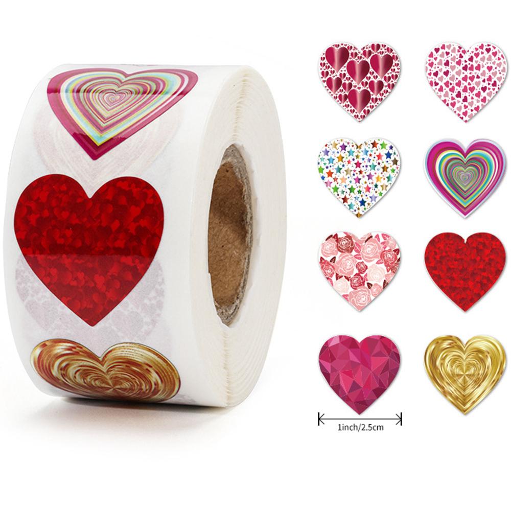 Vlastní logo Razítko Estetické papírnické samolepky Love Valentine's Day Aesthetic X044