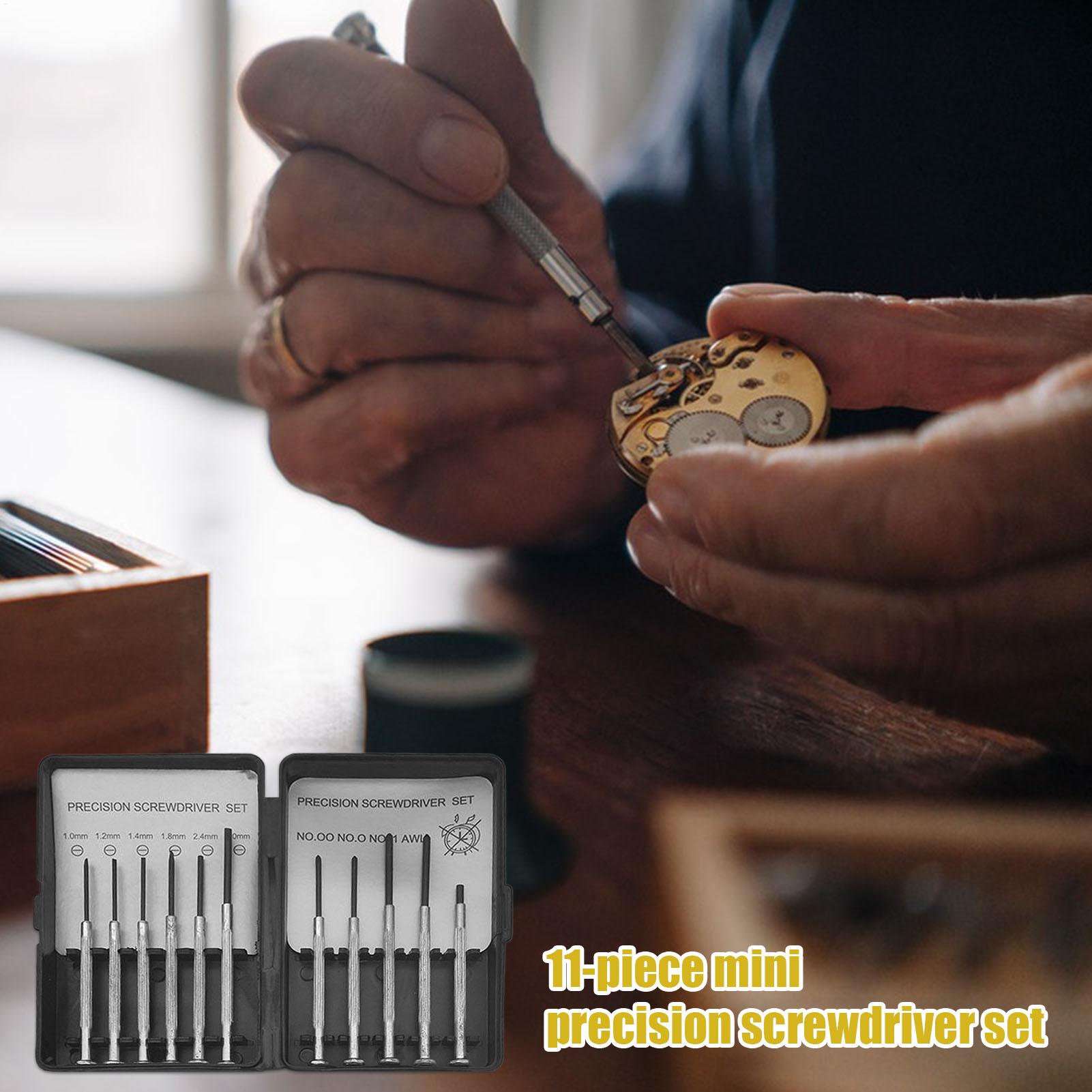 

Мини-набор отверток 11 штук Прецизионные отвертки для игрушек Мини-инструменты Гаджеты для часов Телефона Электроники Ноутбука Камеры Кольца CHINA