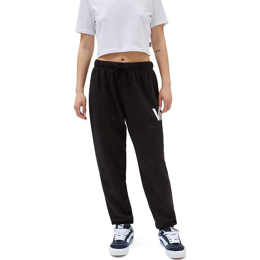 Vans Knitted Sweatpants Women's Black Moderate Cuffed Pants VN0A7RMTBLK