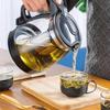 Heat Resistant Strainer Tea Kettle with Filter Kung Fu Teaware Tea-Water Separator Pot  Office