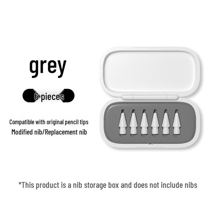 Original Capacitive Pen Nib Replacement & Storage Box for iPad Pencil, Compatible with Apple Pencil.