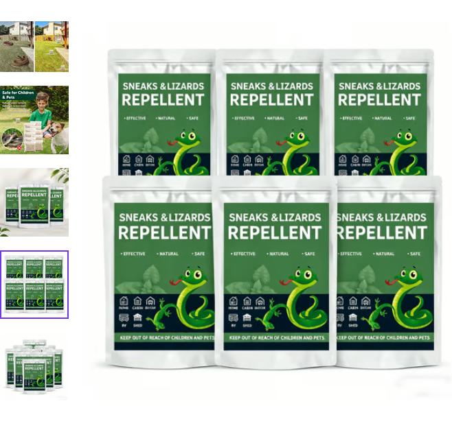 Natural Snake and Sachets (10 Pack) for Outdoor Use
