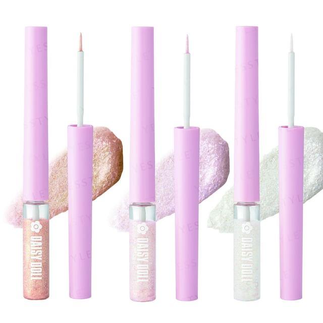 club cosmetics - DAISY DOLL Glitter Eye Color SV-01 Crystal White