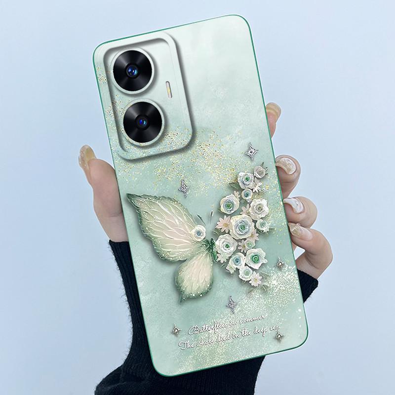 Hülle für Realme C55 NFC Realme C55 4G Narzo N55 2023 Handyhülle Süßer Panda Süße Mädchen Katzen Weiches Silikon Stoßfeste Abdeckung