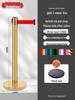 Retractable Queue Barrier Post with Belt